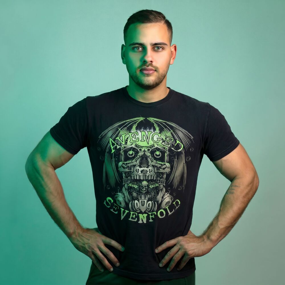 Avenged Sevenfold T-Shirt Men Medium Hail to the King 2012 Bay Island Band Tour